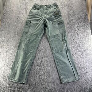 5.11 Tactical Pant Men 26x34 Green Canvas Cotton Cargo Straight Utility Workwear
